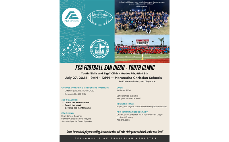 FCA Football Youth Clinic